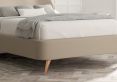 Lunar Upholstered Bed Frame - Single Bed Frame Only - Arran Natural