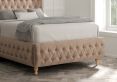 Billy Upholstered Bed Frame - King Size Bed Frame Only - Savannah Mocha