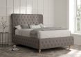 Billy Upholstered Bed Frame - Super King Size Bed Frame Only - Shetland Mercury