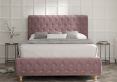 Billy Upholstered Bed Frame - Double Bed Frame Only - Velvet Lilac