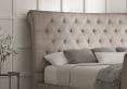 Cavendish Naples Silver Upholstered Super King Size Sleigh Bed Only
