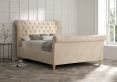 Cavendish Savannah Almond Upholstered Double Sleigh Bed Only