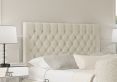Claridge Upholstered Boucle Ivory Ottoman TV Bed -Super King Size Bed Frame Only
