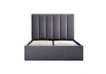 Linea Grey Upholstered Ottoman Double Bed Frame Only