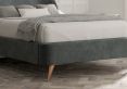 Lunar Upholstered Bed Frame - Double Bed Frame Only - Savannah Ocean