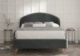 Lunar Upholstered Bed Frame - Super King Size Bed Frame Only - Savannah Ocean
