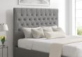 Maxi Arran Pebble Upholstered Ottoman King Size Bed Frame Only