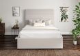 Milano Arran Natural Upholstered Ottoman King Size Bed Frame Only