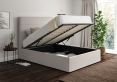 Milano Arran Natural Upholstered Ottoman Double Bed Frame Only