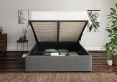 Napoli Arran Pebble Upholstered Ottoman King Size Bed Frame Only