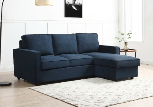Richmond Blue Corner Sofa Bed