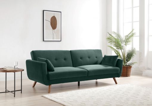 Saltaire Bottle Green Sofa Bed
