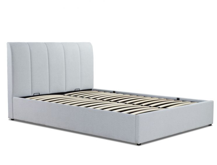 Mayfair Ottoman Shell Upholstered King Size Bed Frame Only