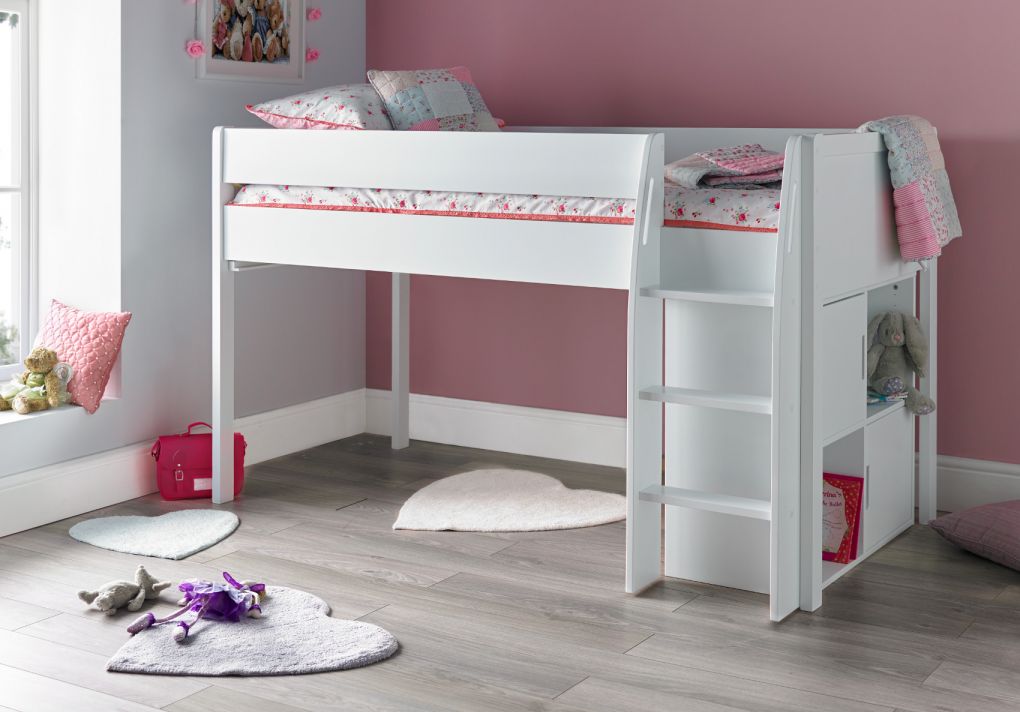 mid sleeper bed for 3 year old