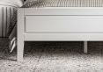 Eastbourne White Wooden Double Bed Frame