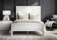 Eastbourne White Wooden King Size Bed Frame