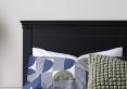 Chateaux Black Wooden Bed Frame Only - King Size