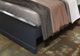 Macy Midnight Grey Double Bed Frame Only