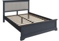 Macy Midnight Grey Double Bed Frame Only