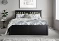 Malmo Black Wooden Ottoman Storage Bed - Double Ottoman Only