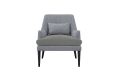 Saltmarsh Soft Grey Upholstered Accent Chair