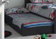 Portland Anthracite Grey Bed With Liv & Lou Guest Underbed Frame Only