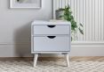 Molle 2 Drawer White Bedside