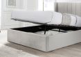 Wilson Champagne King Size Upholstered Ottoman Bed Frame