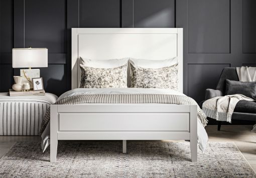 Eastbourne White Wooden Bed Frame