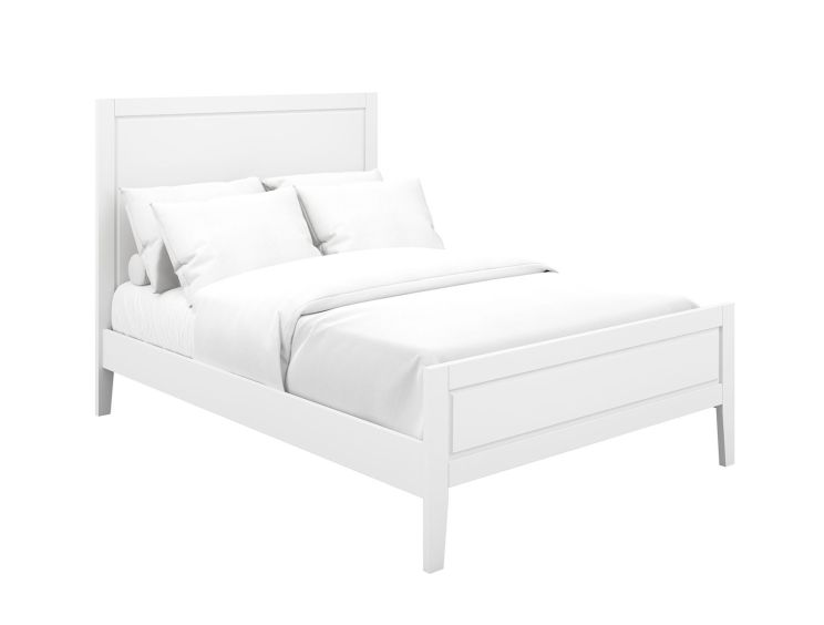 Eastbourne White Wooden King Size Bed Frame