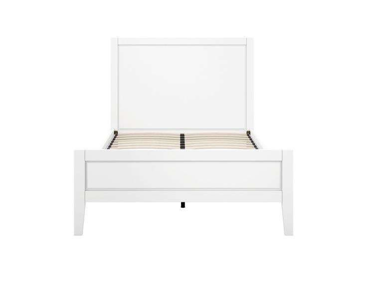 Eastbourne White Wooden King Size Bed Frame