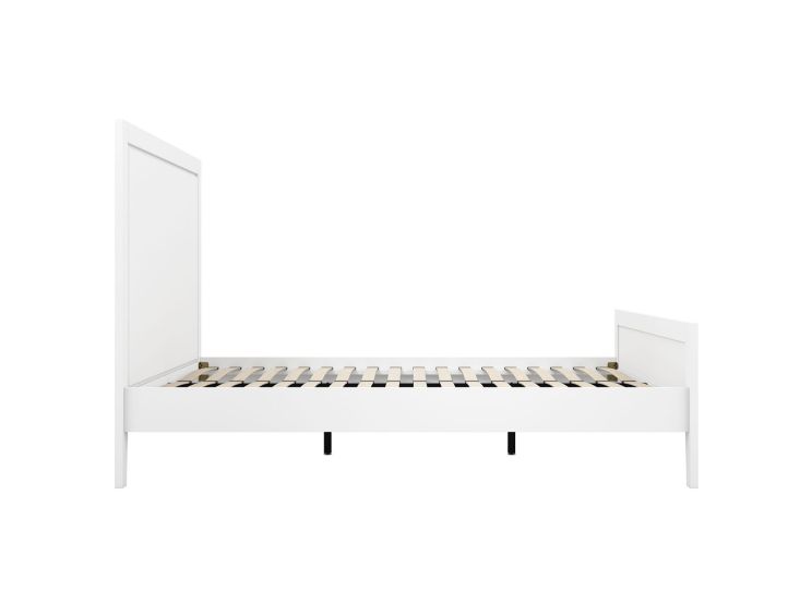 Eastbourne White Wooden Double Bed Frame