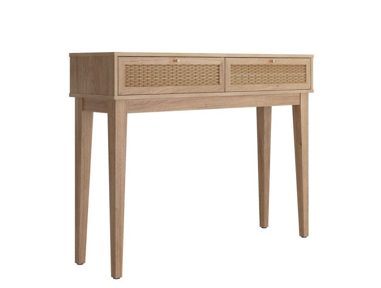 Newquay Rattan 2 Drawer Dressing Table