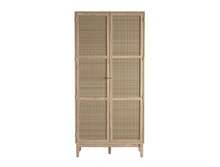 Newquay 2 Door Rattan Wardrobe