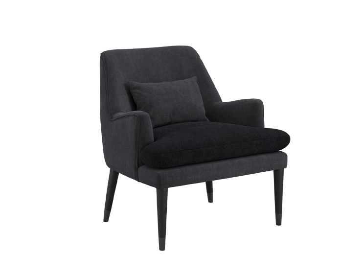 Saltmarsh Anthracite Grey Upholstered Accent Chair