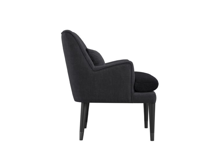 Saltmarsh Anthracite Grey Upholstered Accent Chair