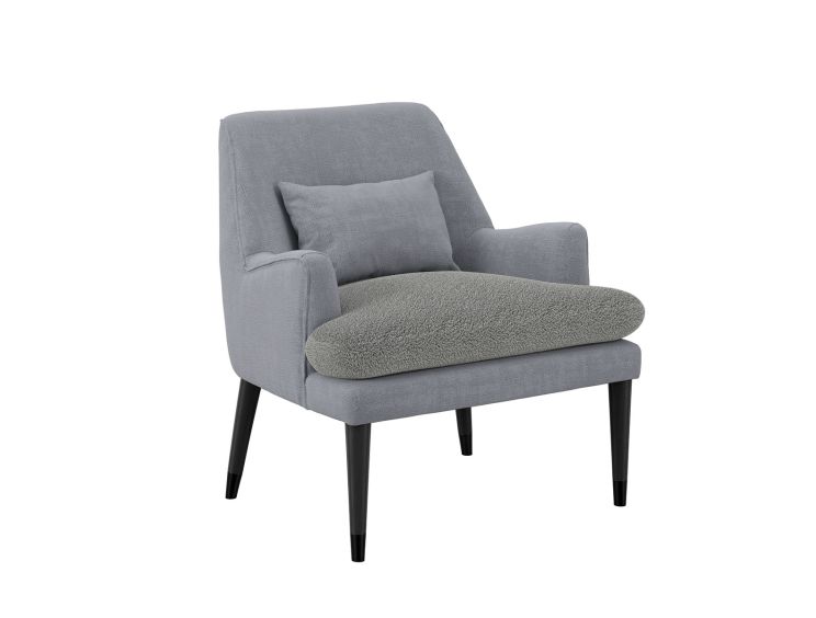 Saltmarsh Soft Grey Upholstered Accent Chair