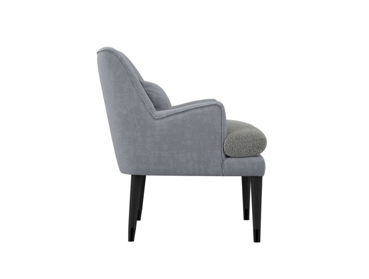 Saltmarsh Soft Grey Upholstered Accent Chair