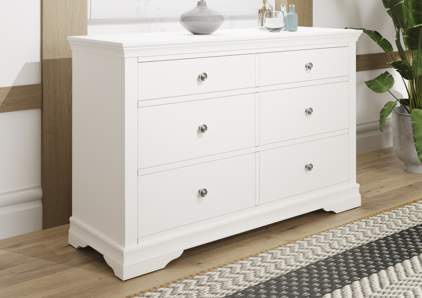 View Anna White 6 Drawer Chest Time4Sleep information