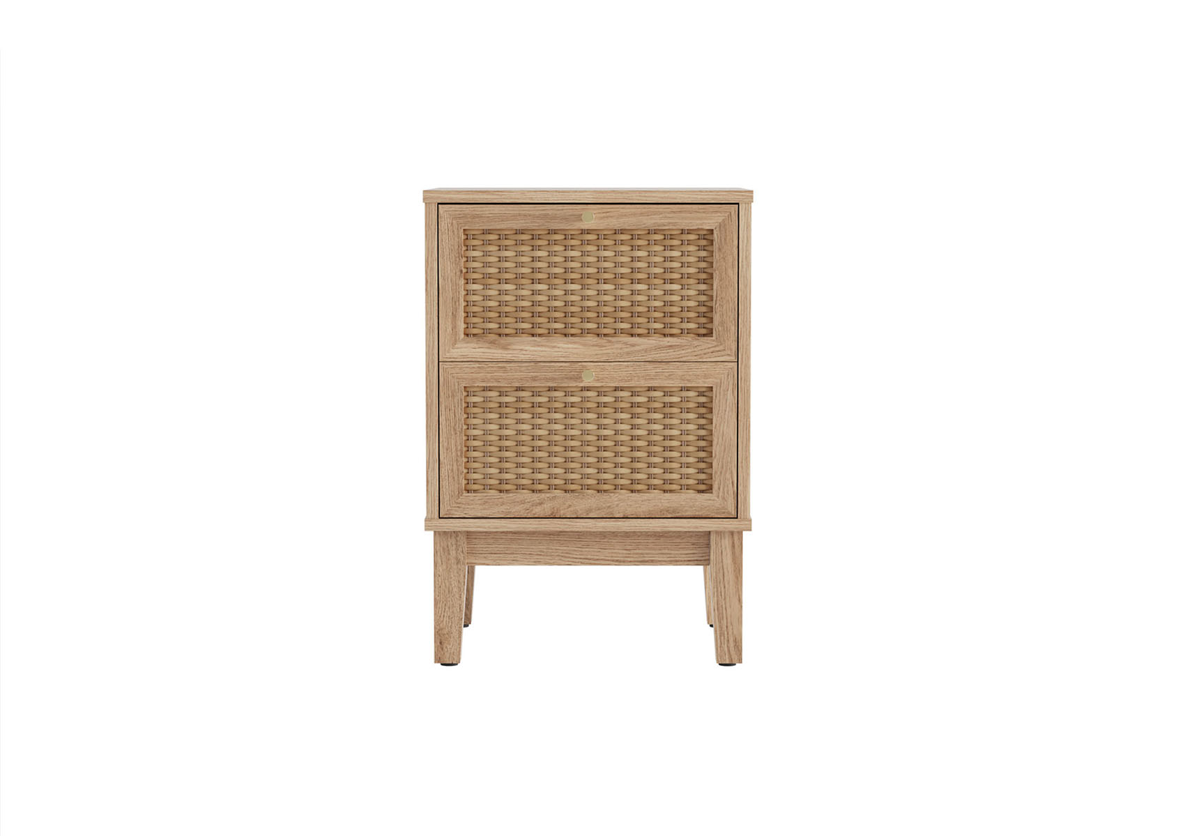 View Newquay Rattan 2 Drawer Bedside Time4Sleep information