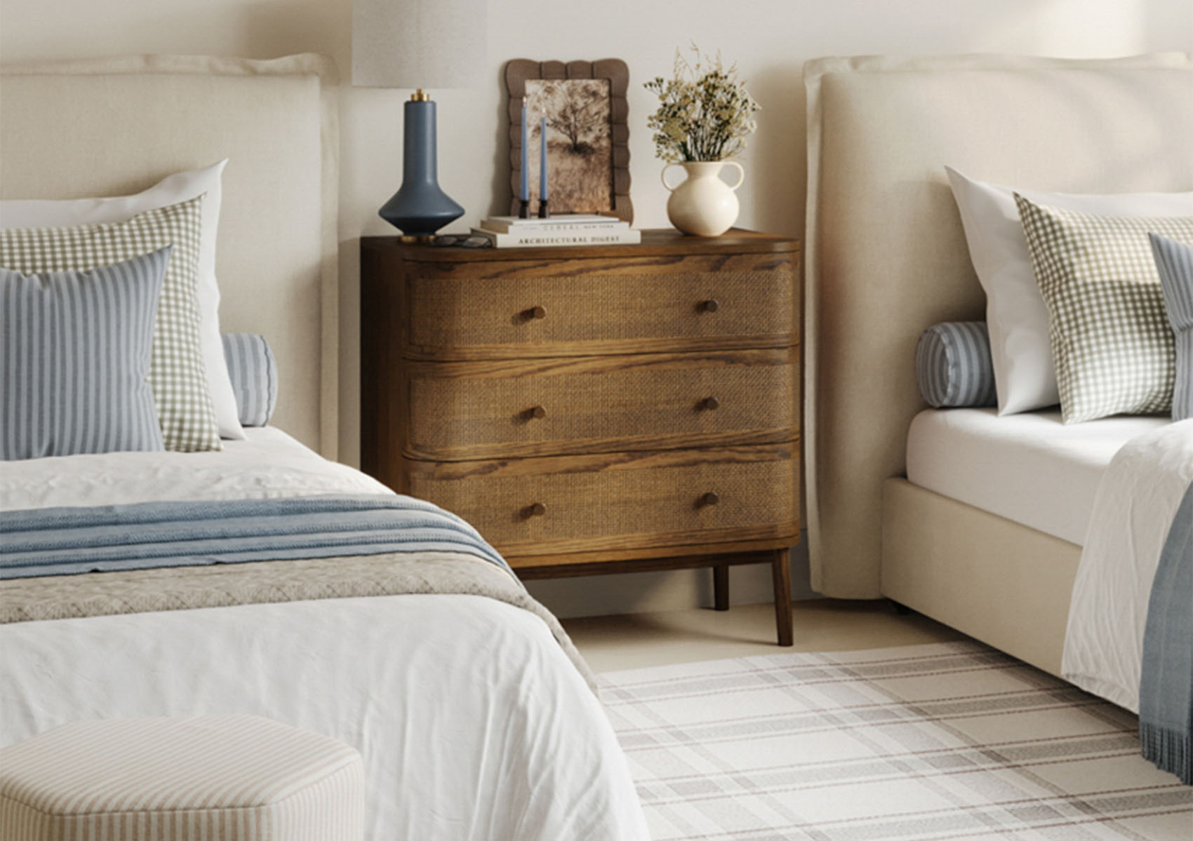 View Brancaster Smoked Oak 3 Drawer Chest Time4Sleep information