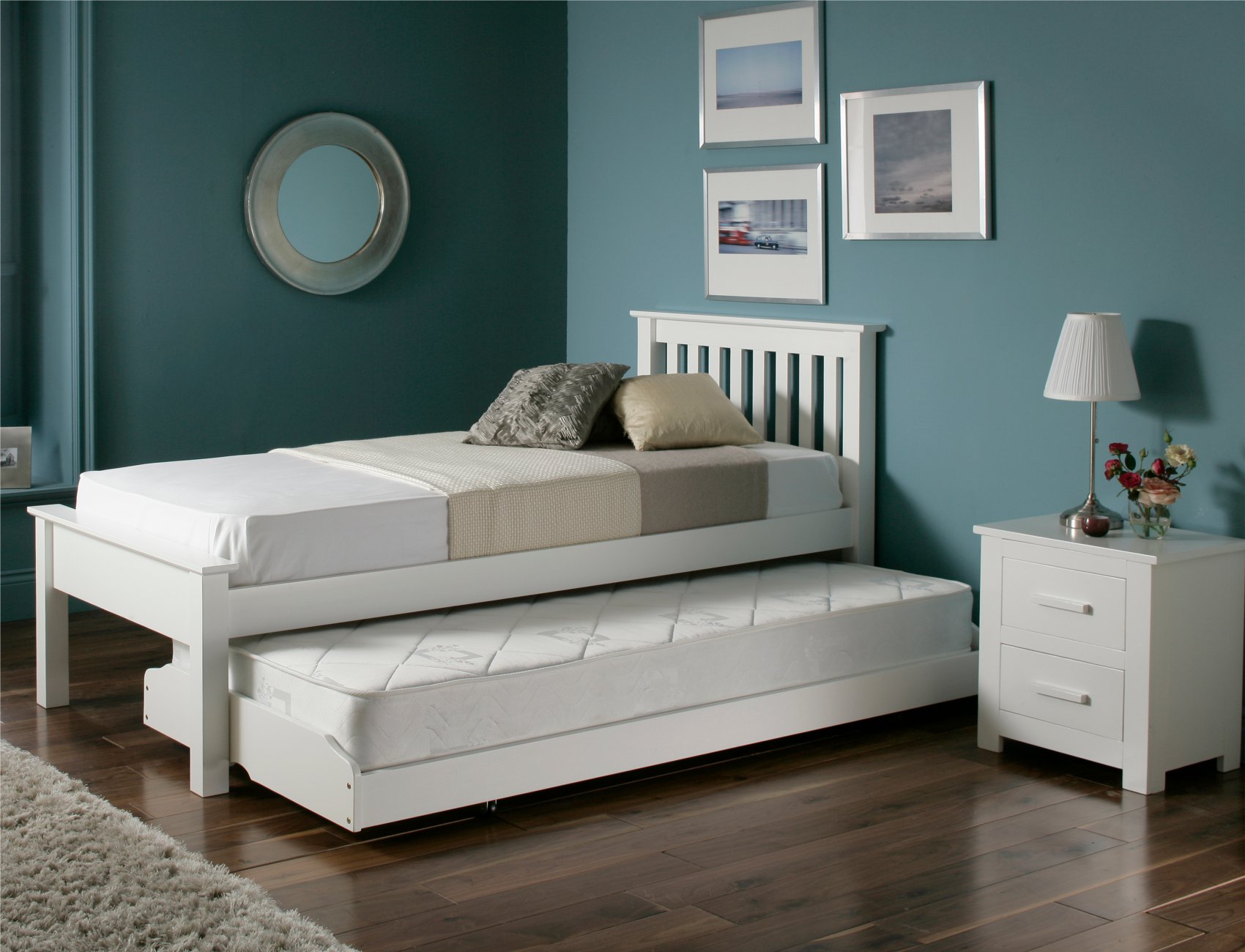 View Atlantis White Wooden Guest Bed Including Underbed Time4Sleep information