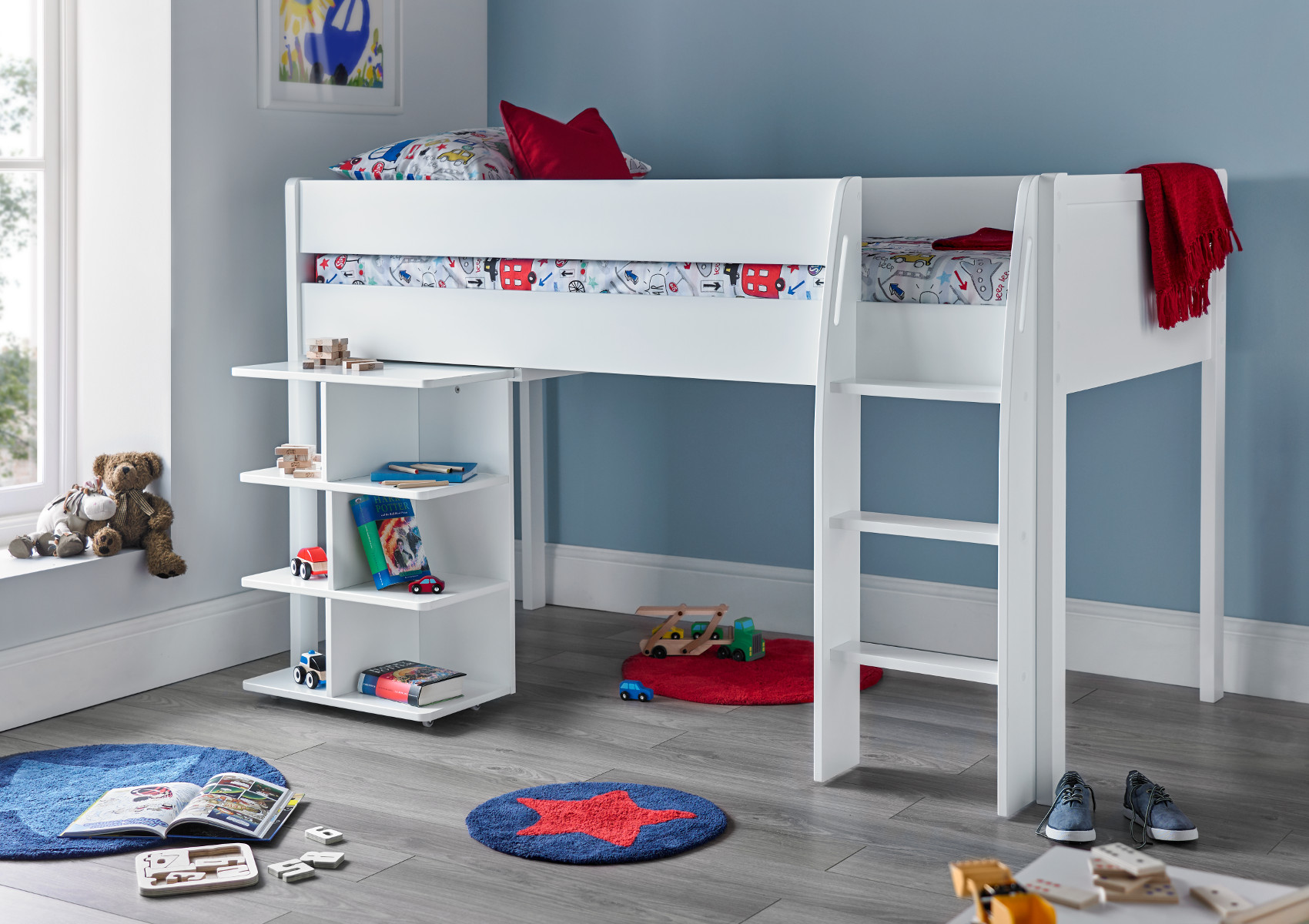 View Montana White Wooden Single Childrens Bed Time4Sleep information