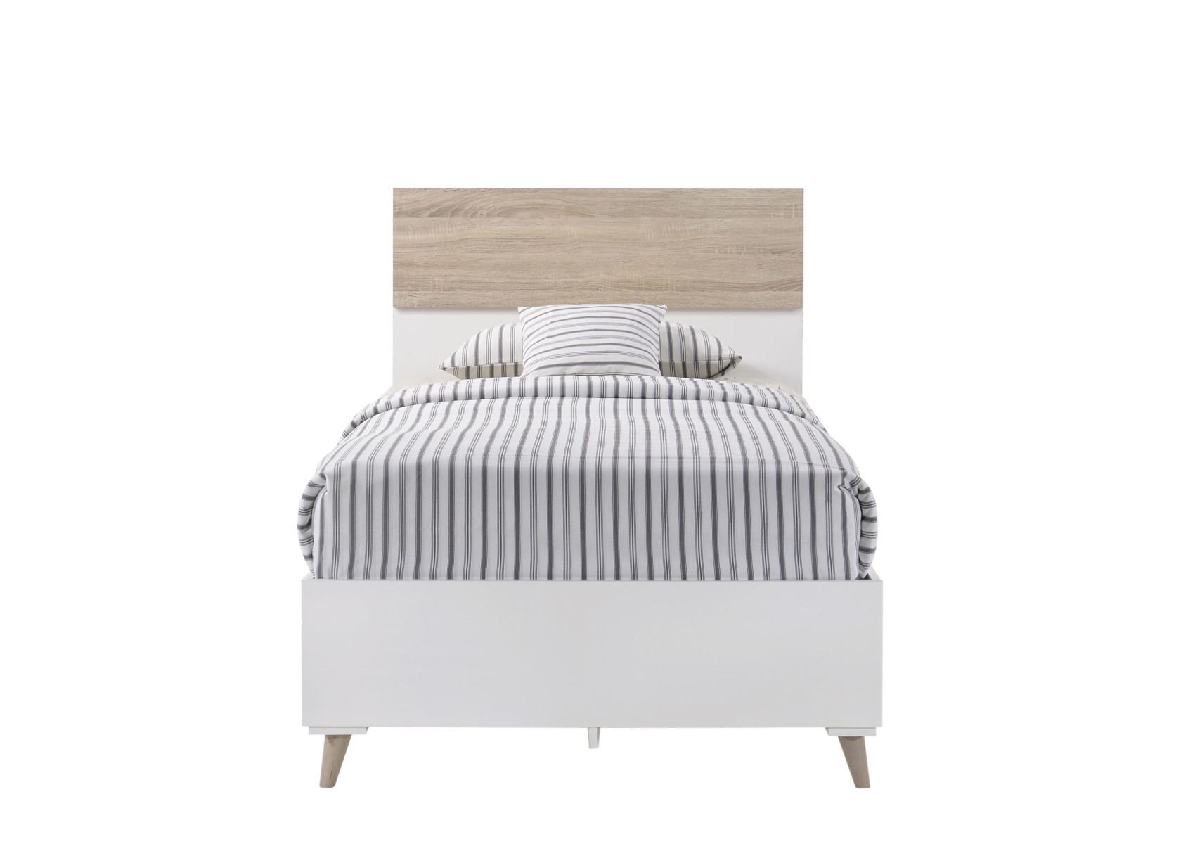 View Stockholm White Single Bed Frame Time4Sleep information